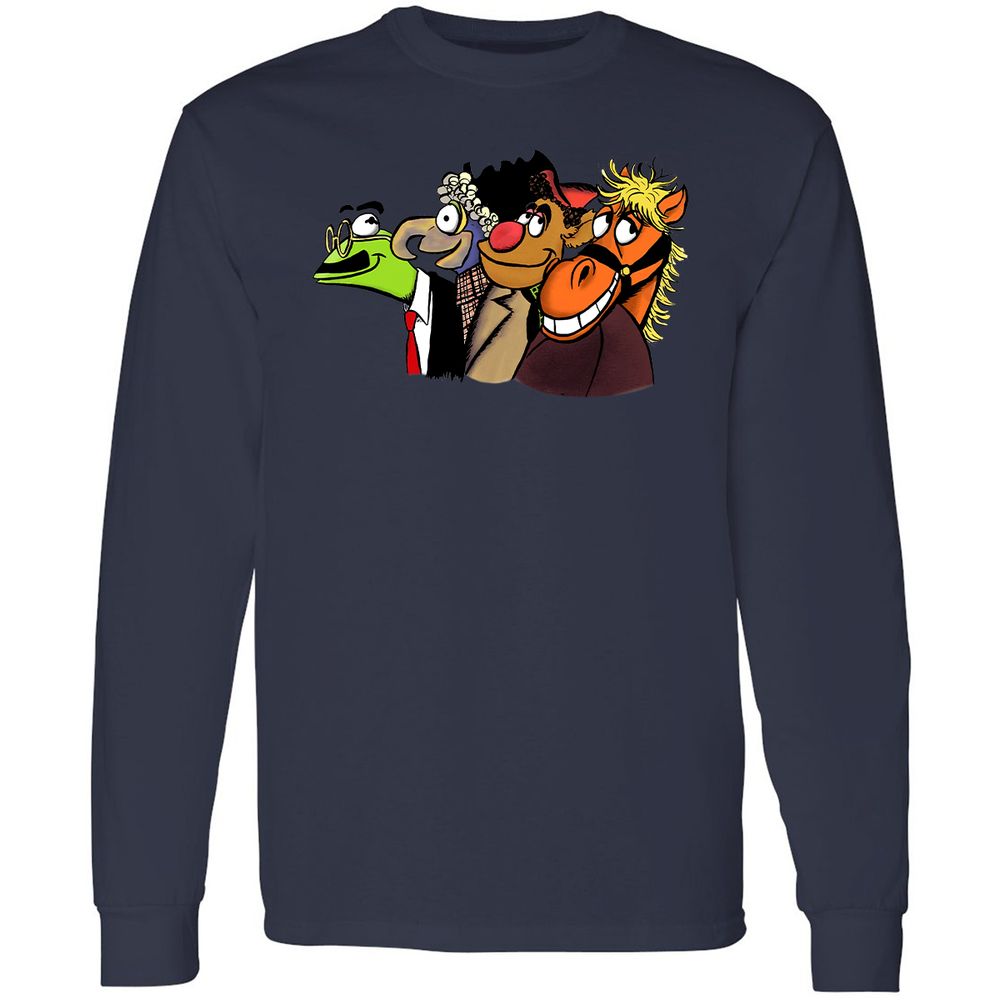 Long Sleeve T-Shirt - 1NZPXSAK - Navy - 2