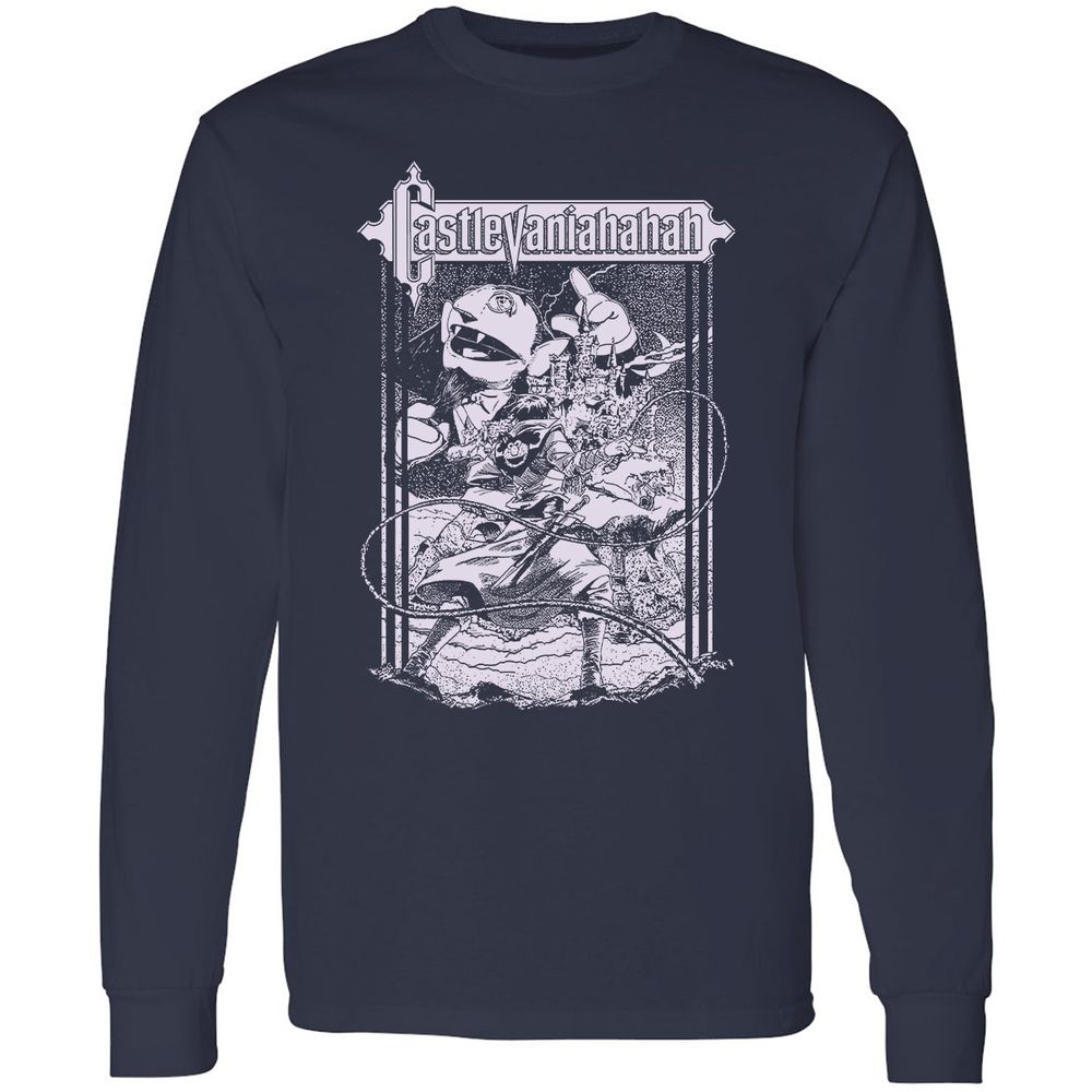 Long Sleeve T-Shirt - THCMQXQU - Navy - 2