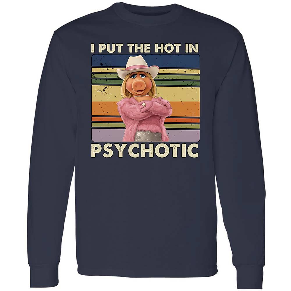 Long Sleeve T-Shirt - T468ZKCZ - Navy - 2