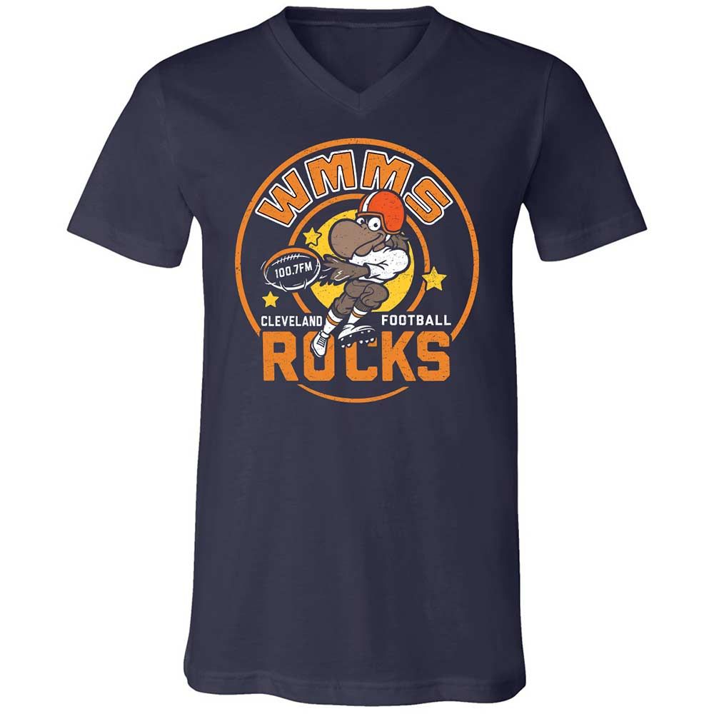 Unisex V-Neck T-Shirt - 2EJG4RFE - Navy - 2