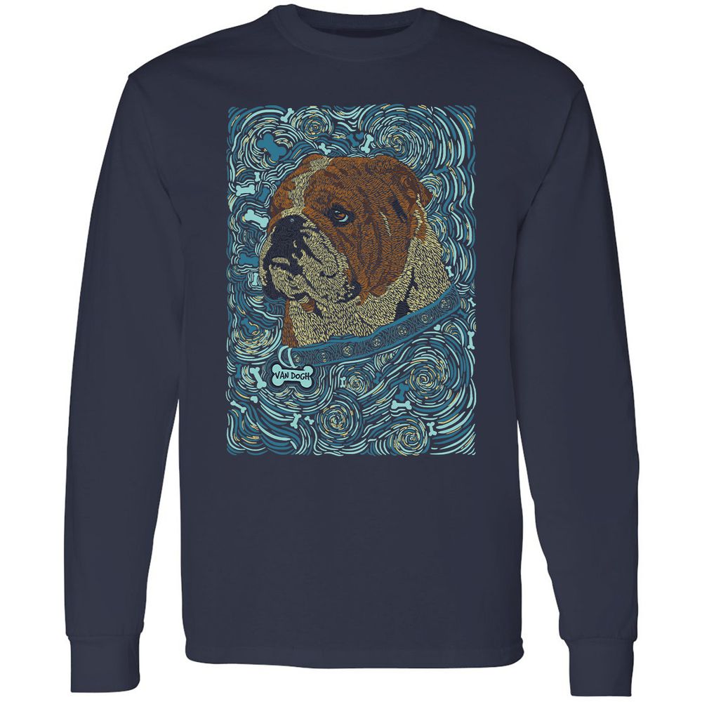 Long Sleeve T-Shirt - HQAHKS11 - Navy - 2