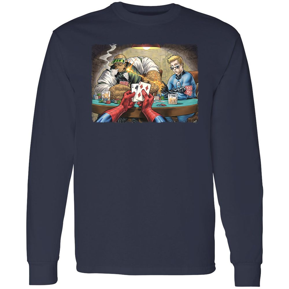 Long Sleeve T-Shirt - ZAZUC7XG - Navy - 2