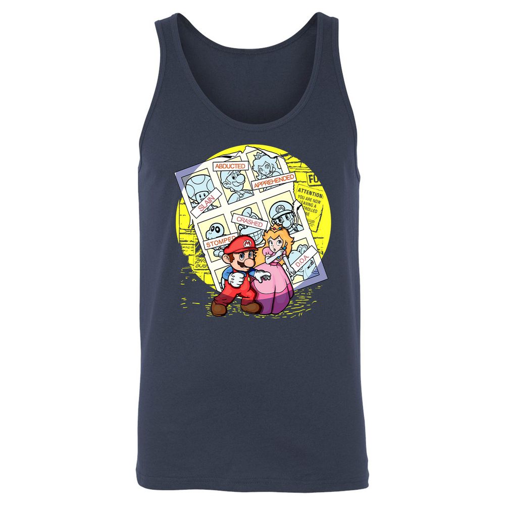 Unisex Jersey Tank - 4GFK8MZU - Navy - 2