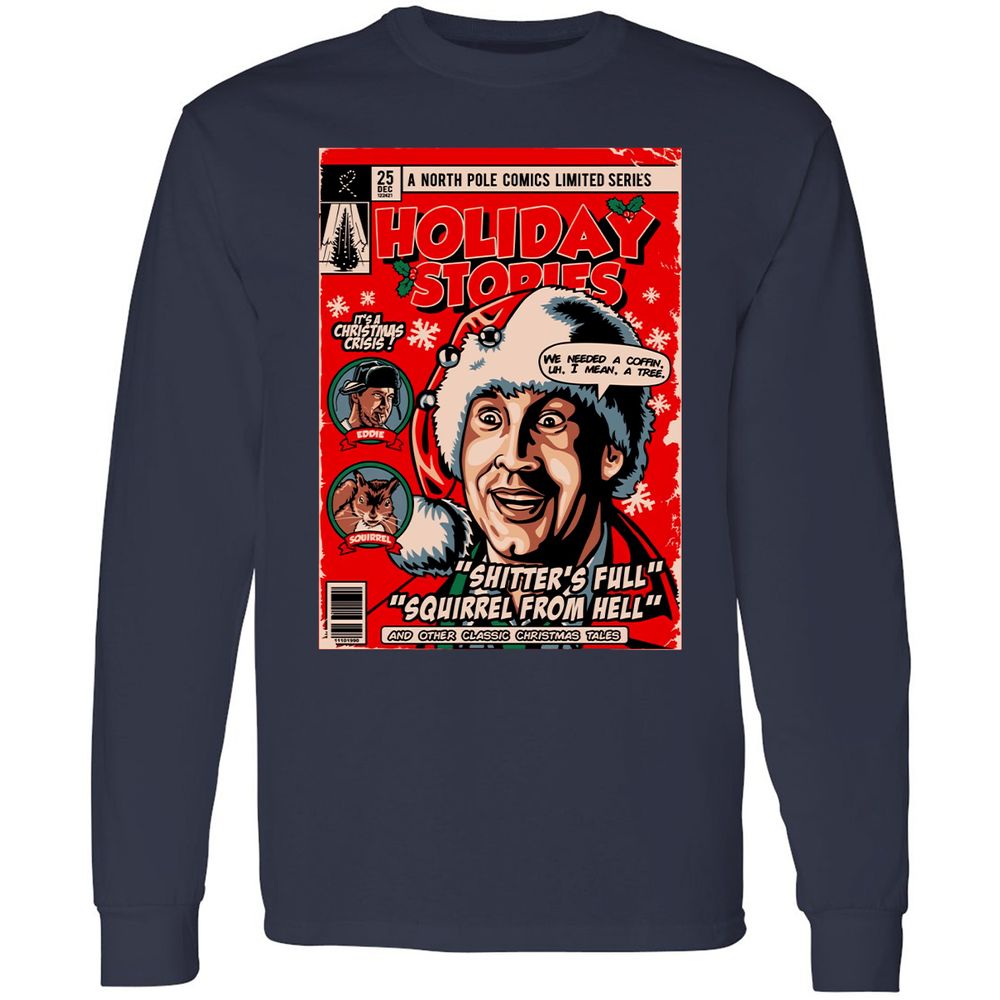 Long Sleeve T-Shirt - 8SQXNYMY - Navy - 2