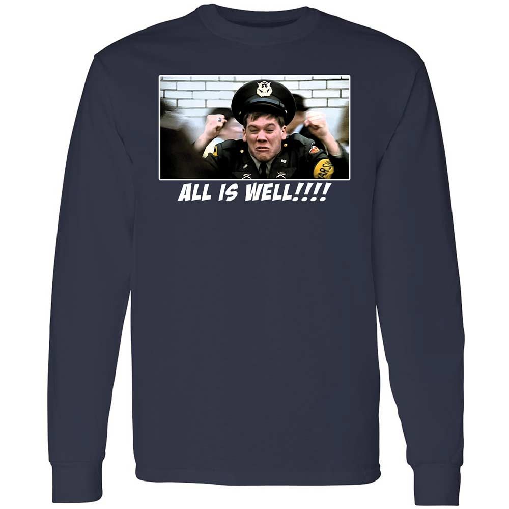 Long Sleeve T-Shirt - 78JN4PUK - Navy - 2