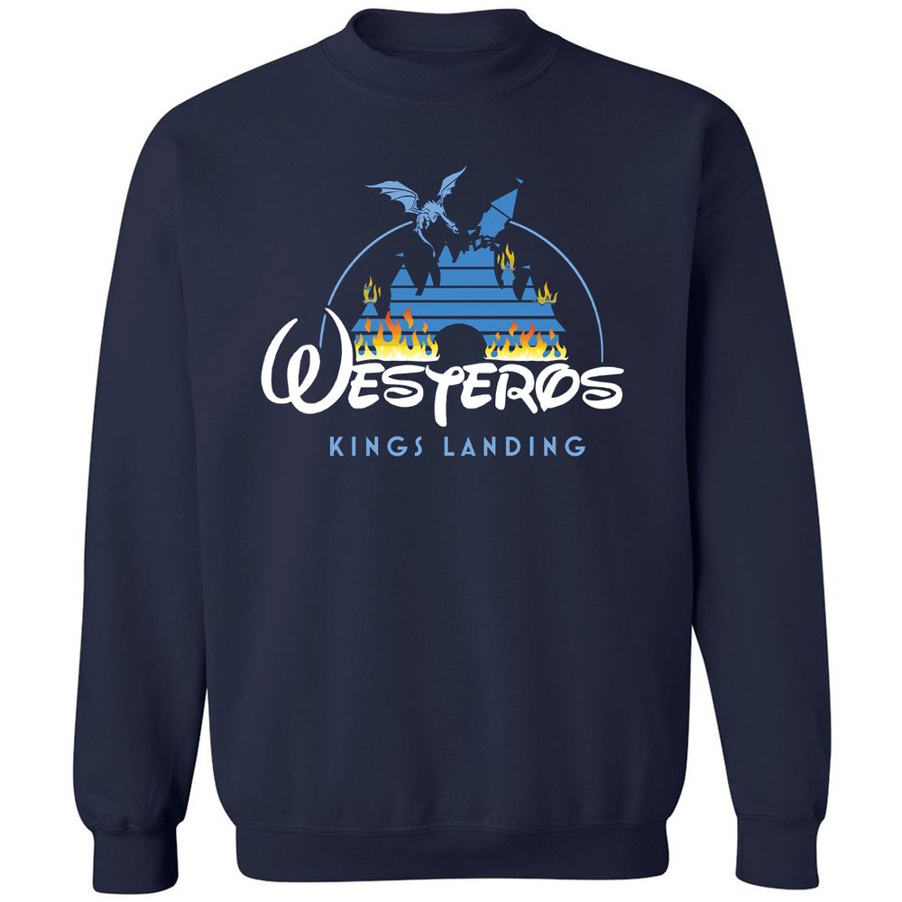 Classic Unisex Sweatshirt - 4HLG5QXJ - Navy - 2
