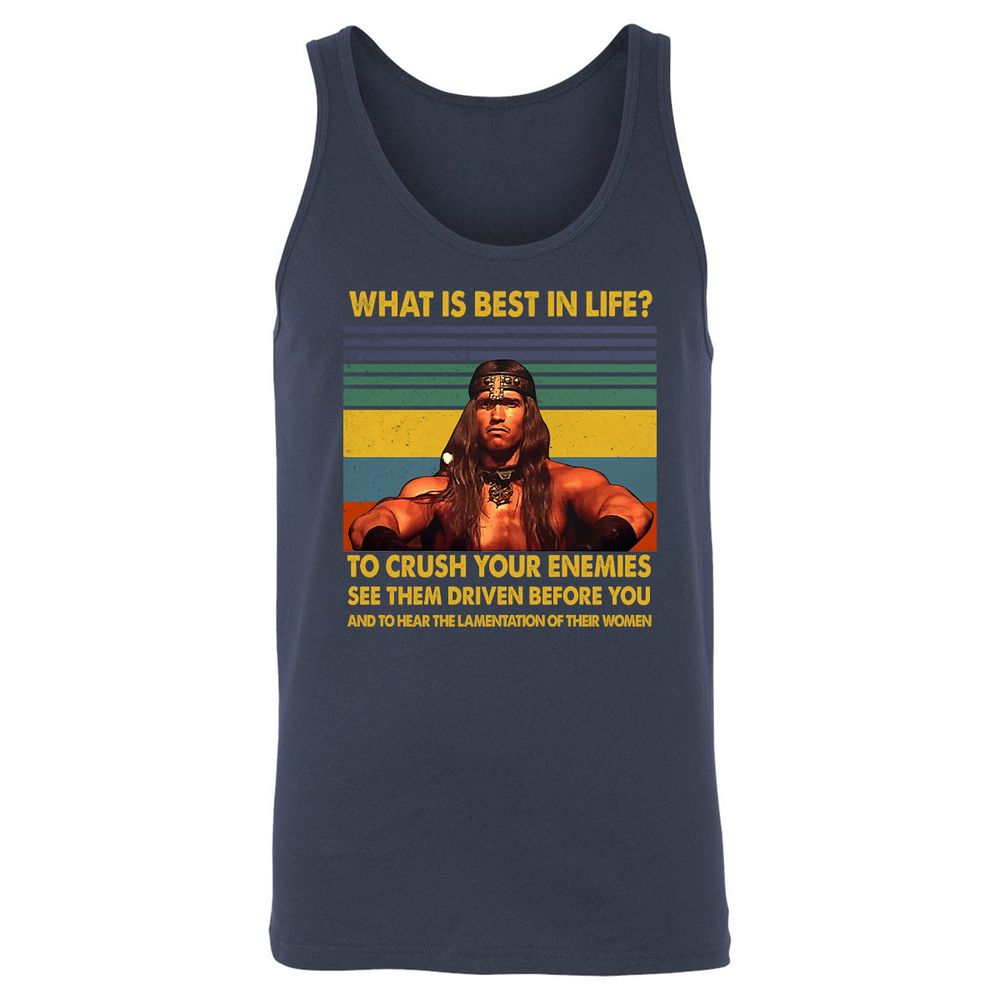 Unisex Jersey Tank - D4KB4YDR - Navy - 2