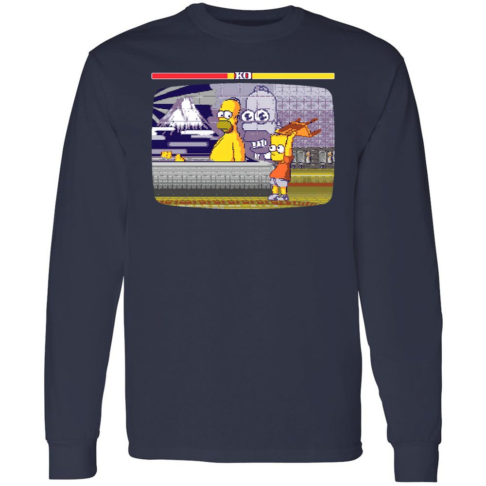 Long Sleeve T-Shirt - 3TRSHVS5 - Navy - 2