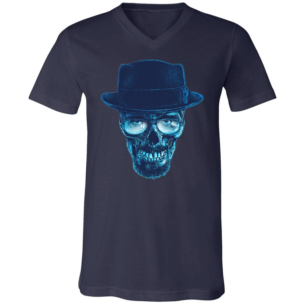 Unisex V-Neck T-Shirt - CBBU8THV - Navy - 2