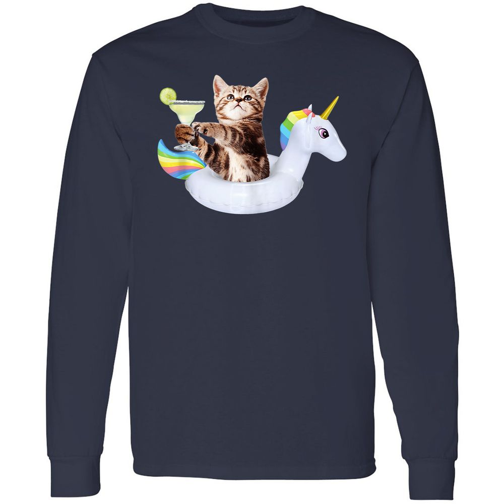 Long Sleeve T-Shirt - QZ64C16G - Navy - 2