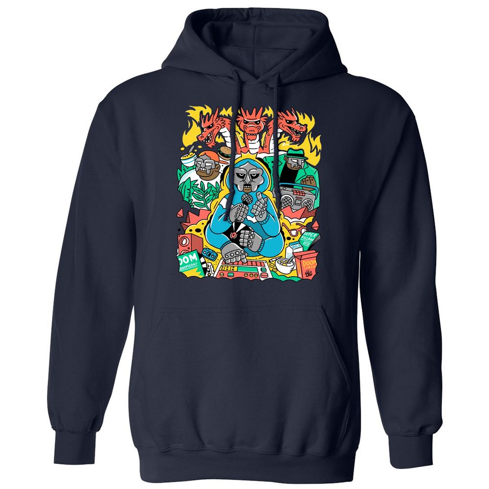 Classic Unisex Hoodie - SCJU2ZYS - Navy - 2