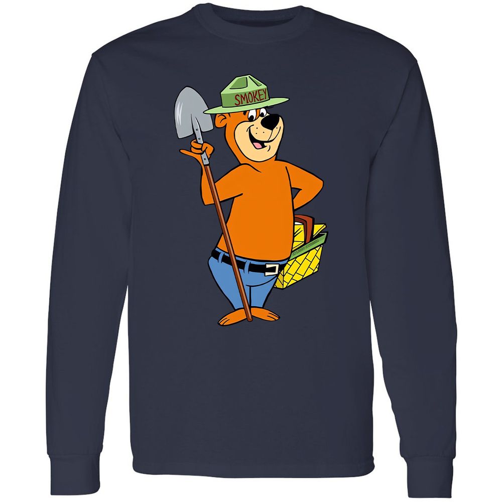 Long Sleeve T-Shirt - 1E6HA5NT - Navy - 2