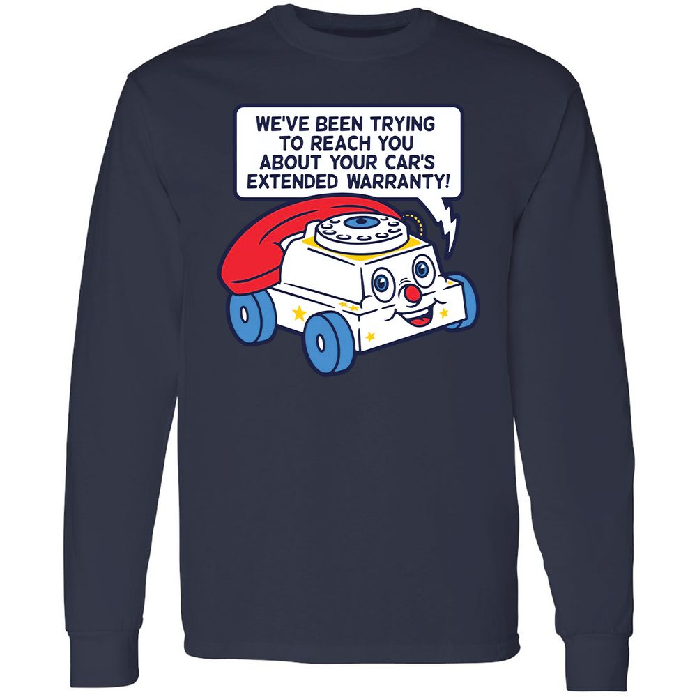 Long Sleeve T-Shirt - 3A6XRZ7G - Navy - 2