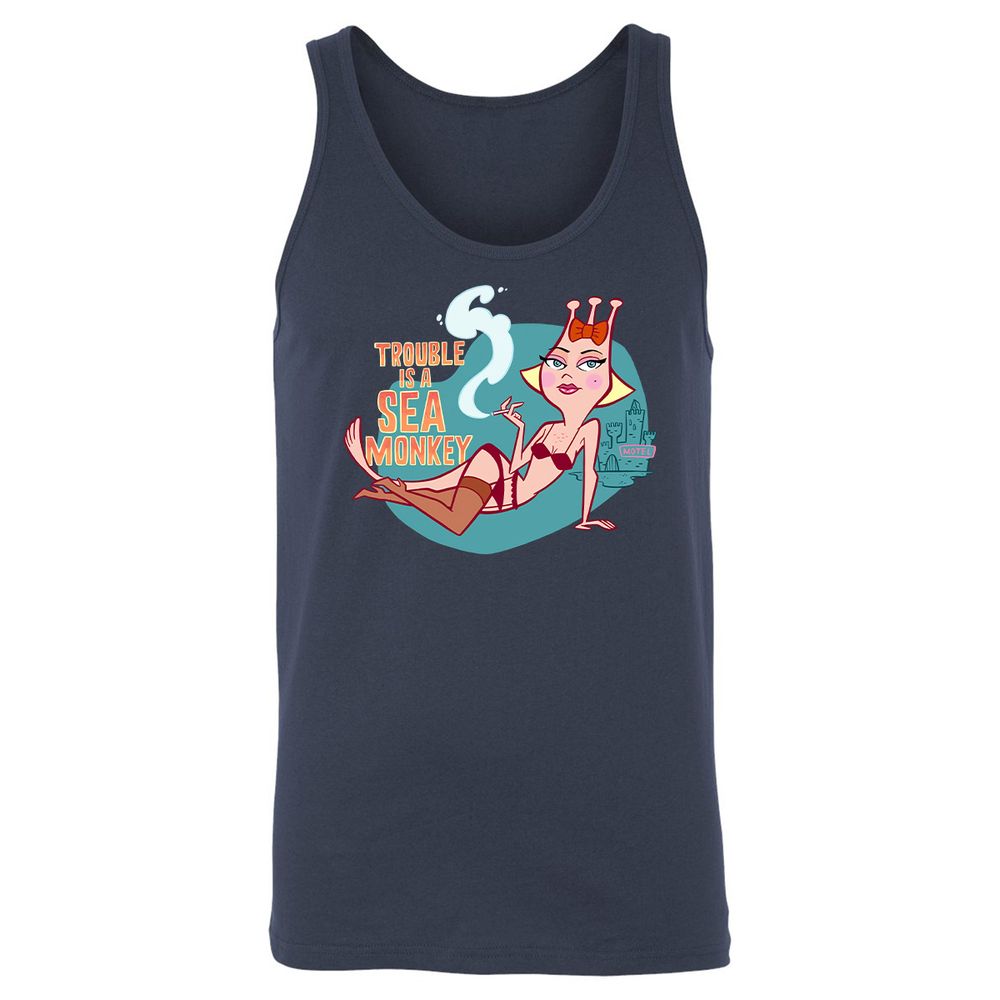 Unisex Jersey Tank - VS9D9TVT - Navy - 2