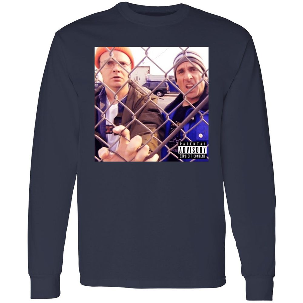 Long Sleeve T-Shirt - 4BZDP6P2 - Navy - 2