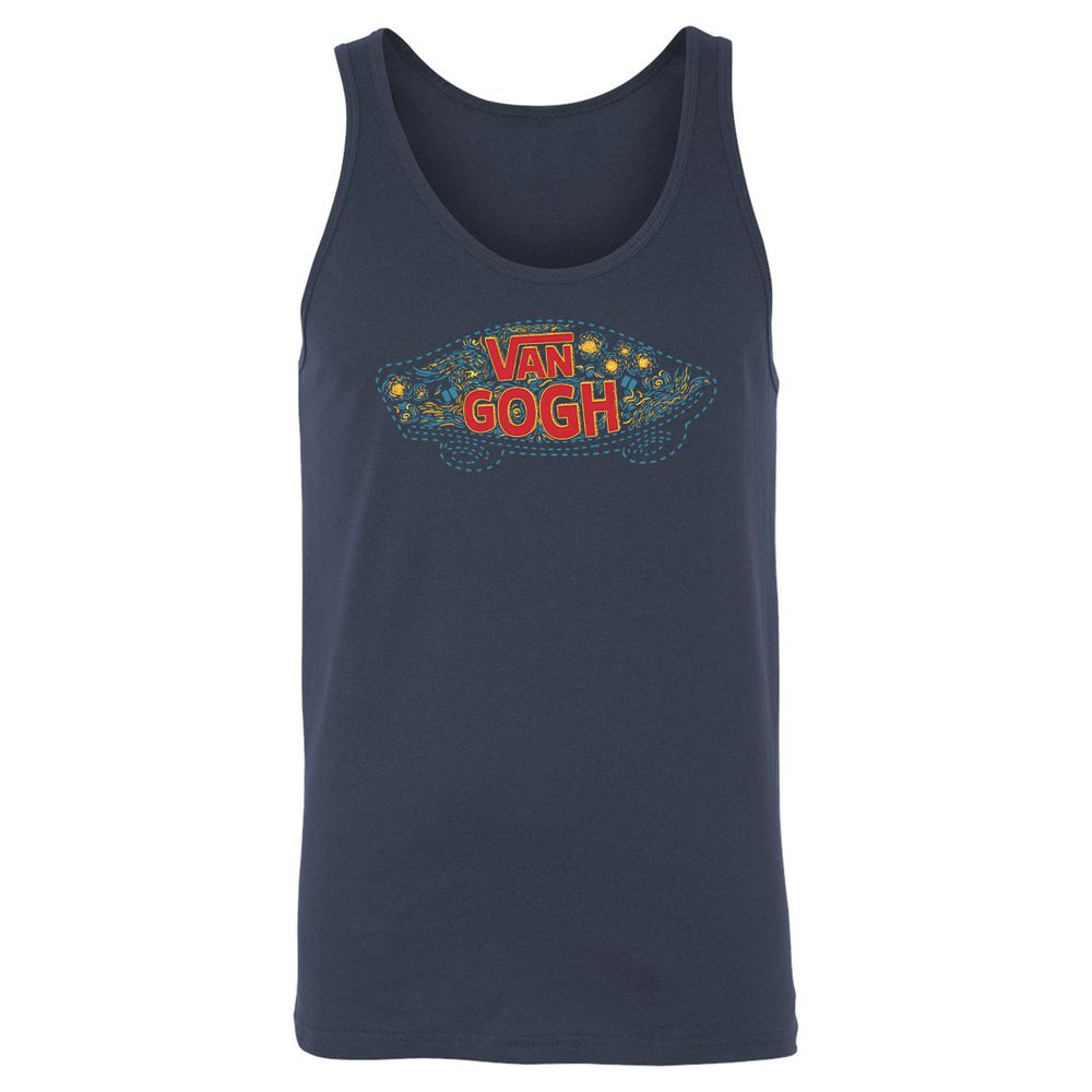 Unisex Jersey Tank - SYX4NXFF - Navy - 2