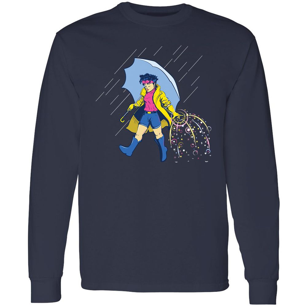 Long Sleeve T-Shirt - BDQHPEQ1 - Navy - 2