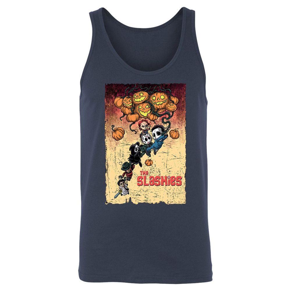 Unisex Jersey Tank - ZFBJE98Z - Navy - 2