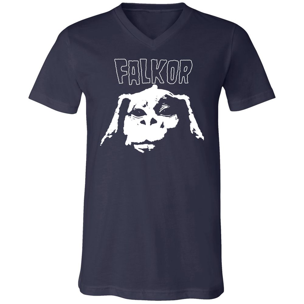 Unisex V-Neck T-Shirt - K616N8QG - Navy - 2