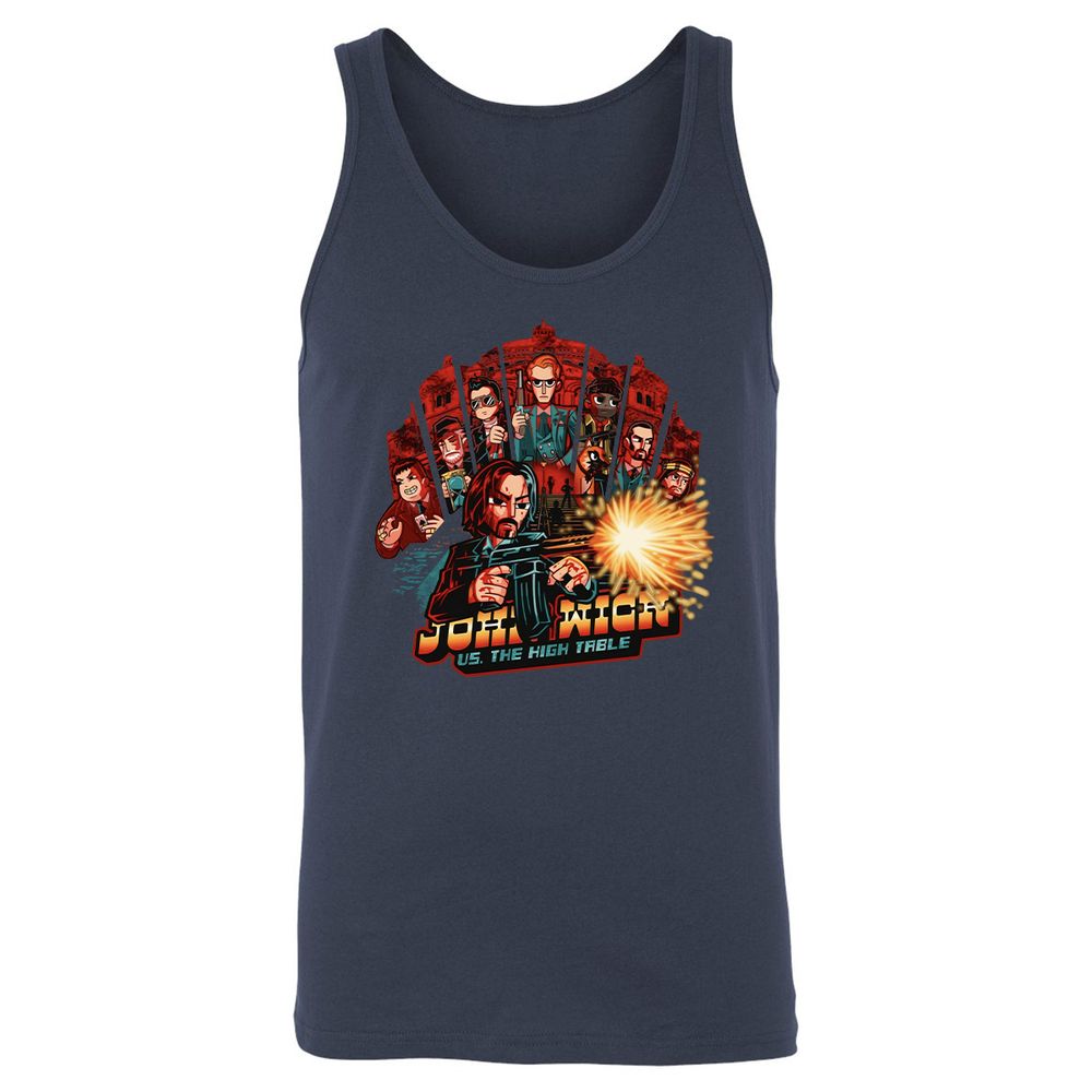 Unisex Jersey Tank - 9U78NA7X - Navy - 2