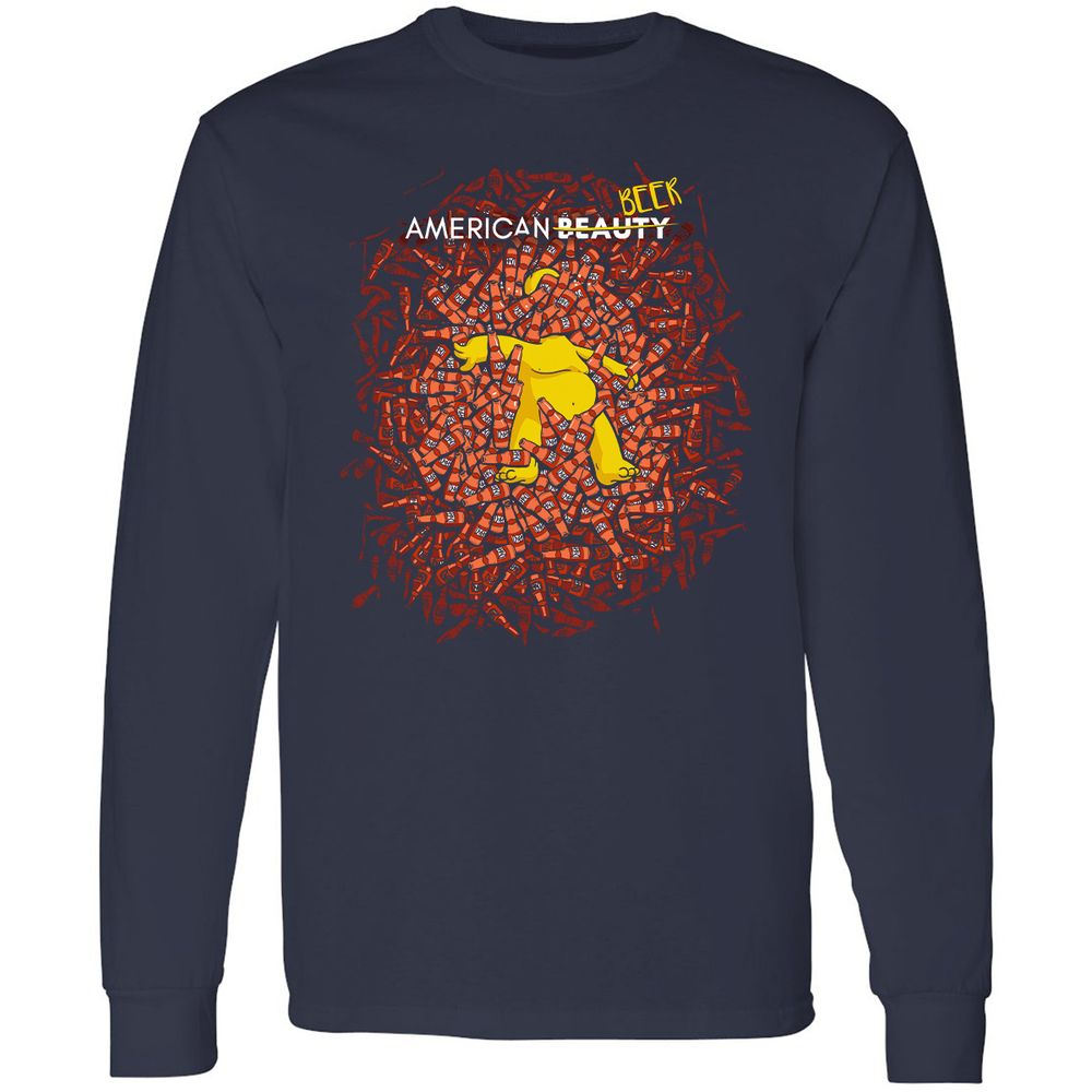 Long Sleeve T-Shirt - 9GGFJRUY - Navy - 2