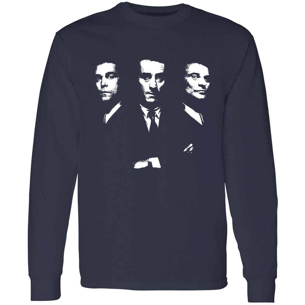 Long Sleeve T-Shirt - 689XYGLW - Navy - 2