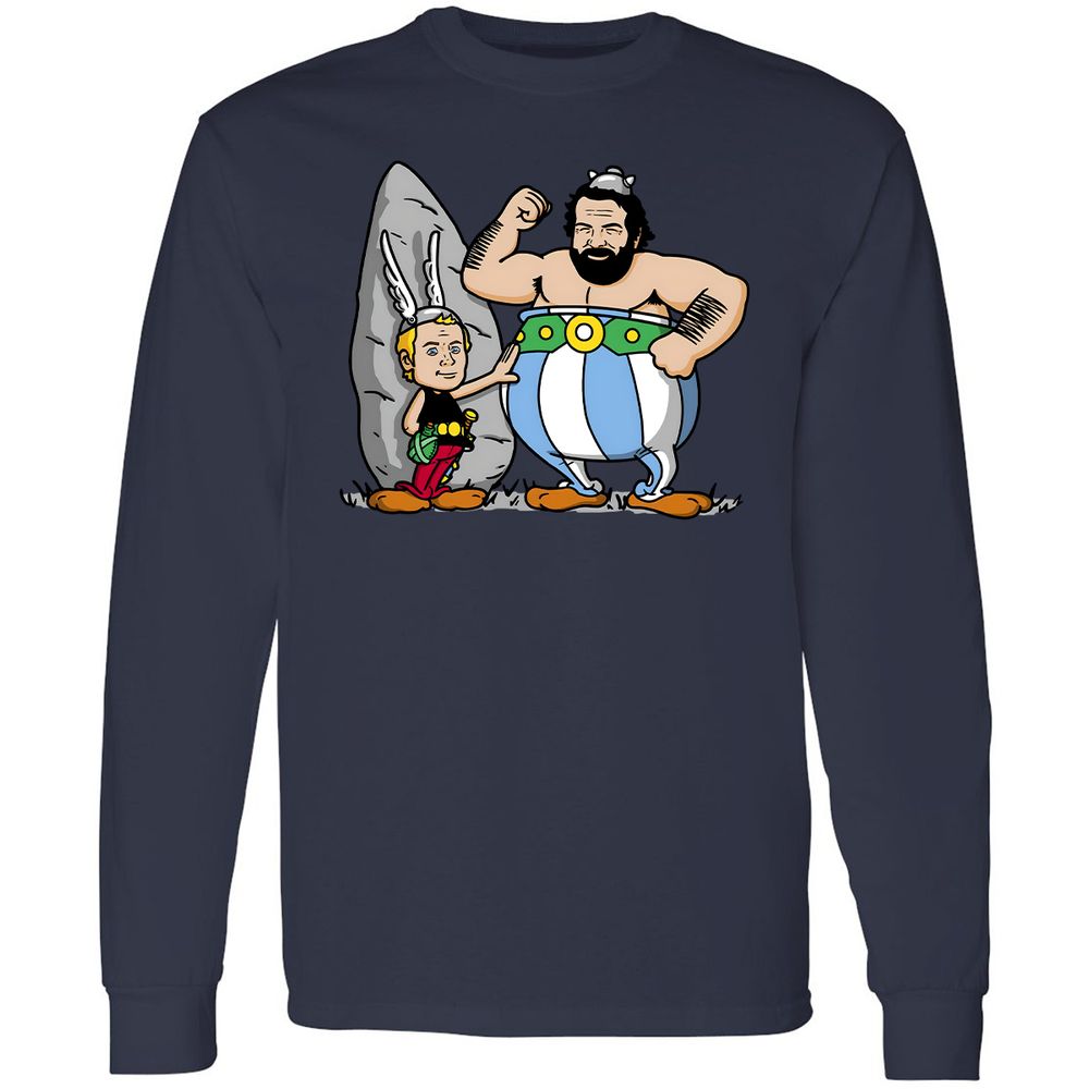 Long Sleeve T-Shirt - 4QMZRHG7 - Navy - 2