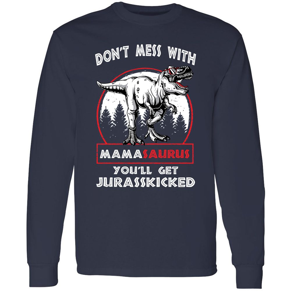 Long Sleeve T-Shirt - NK2K4H3Q - Navy - 2