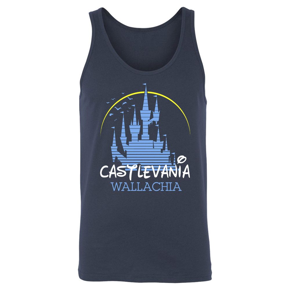 Unisex Jersey Tank - WAX5UZAN - Navy - 2