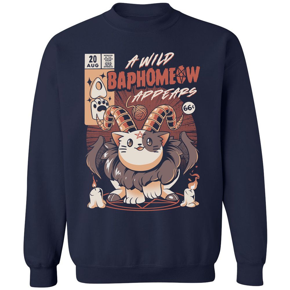 Classic Unisex Sweatshirt - V8FTQMF6 - Navy - 2