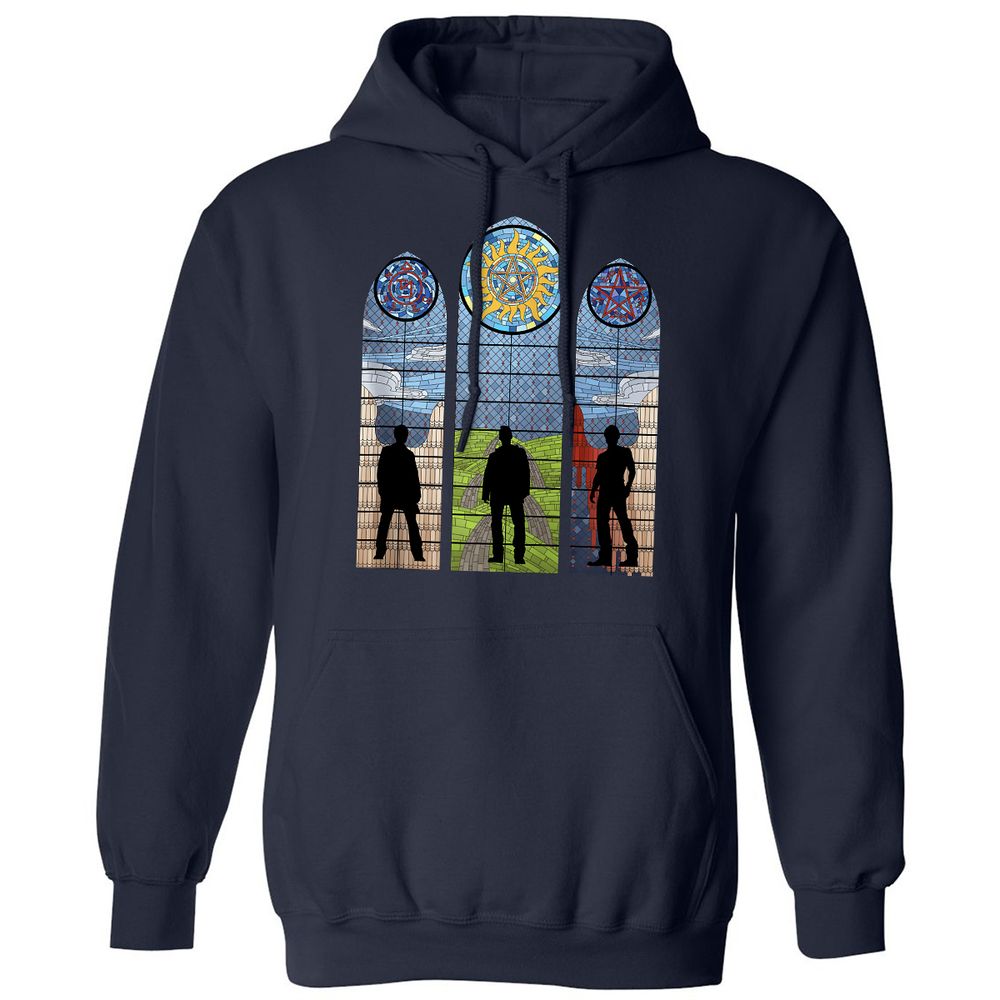 Classic Unisex Hoodie - YRQ67EC5 - Navy - 2