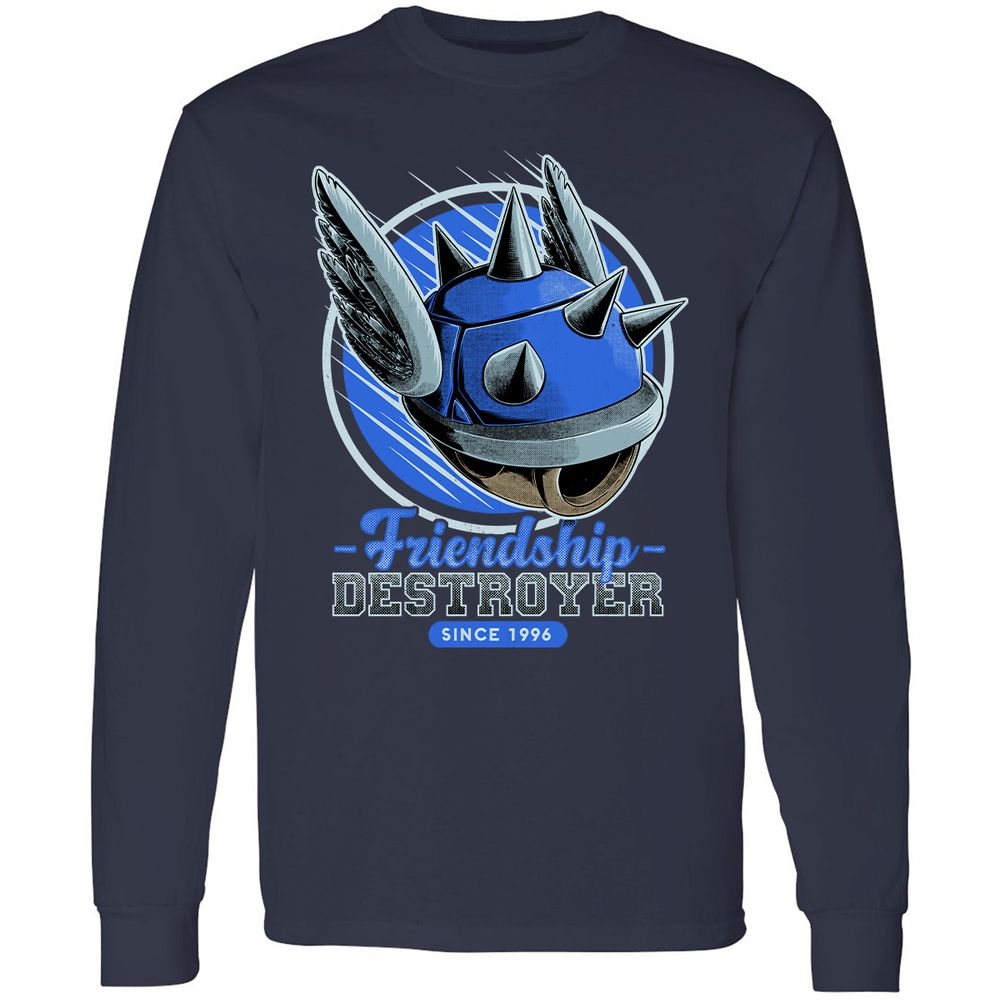 Long Sleeve T-Shirt - BR2CDMQZ - Navy - 2