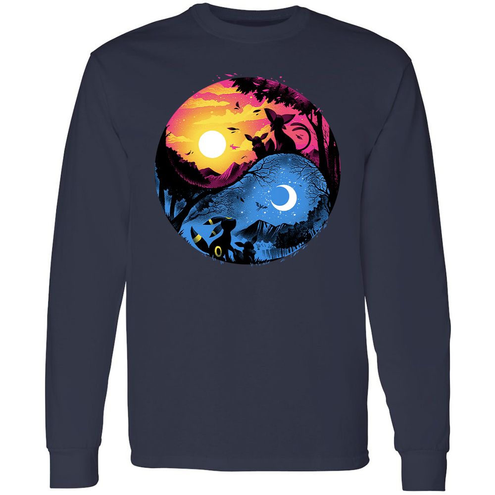 Long Sleeve T-Shirt - JCP4FEF6 - Navy - 2