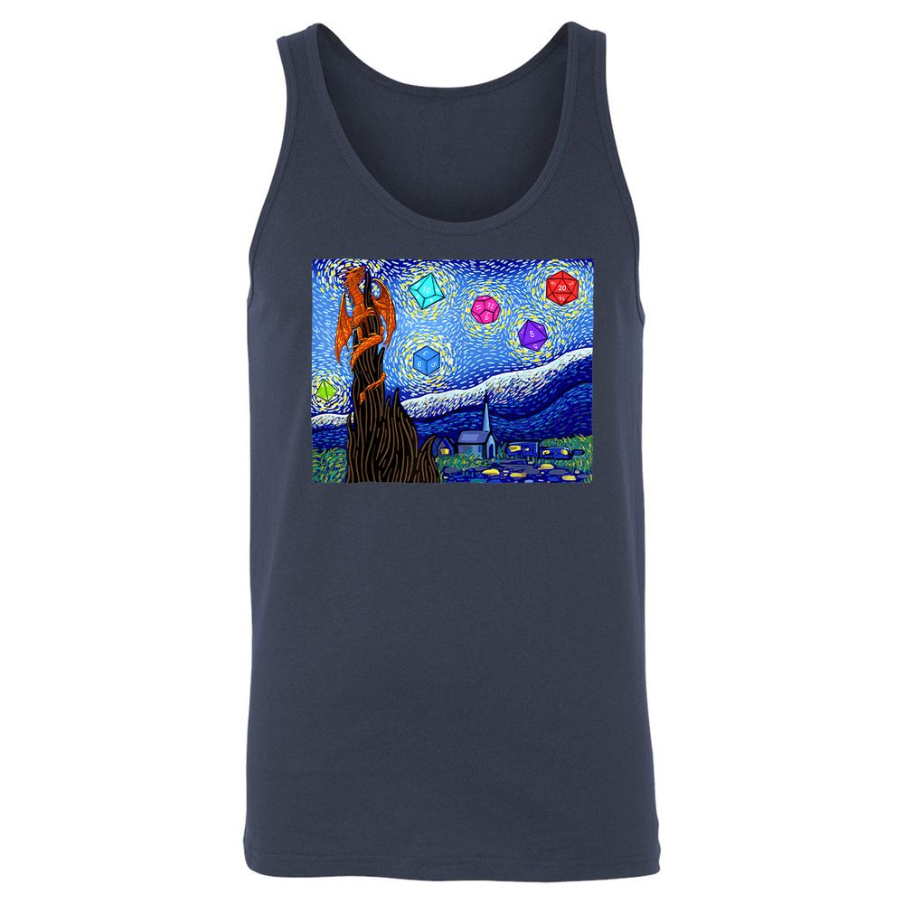 Unisex Jersey Tank - 1FP5QGWB - Navy - 2
