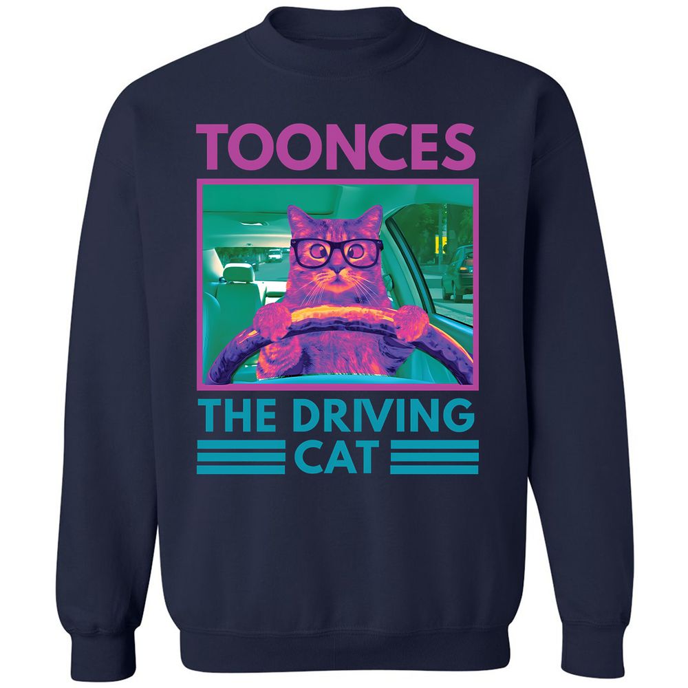 The Driving Cat - Navy - 2