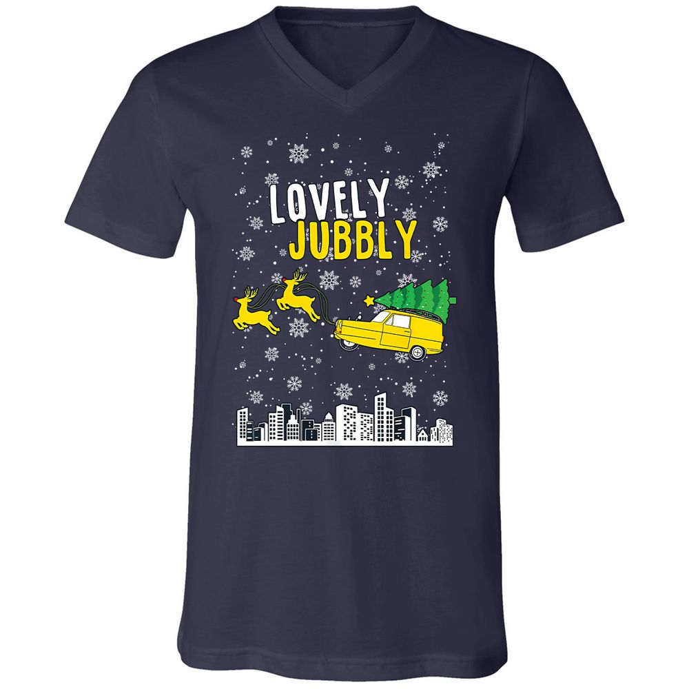 Unisex V-Neck T-Shirt - KV2KPCXC - Navy - 2