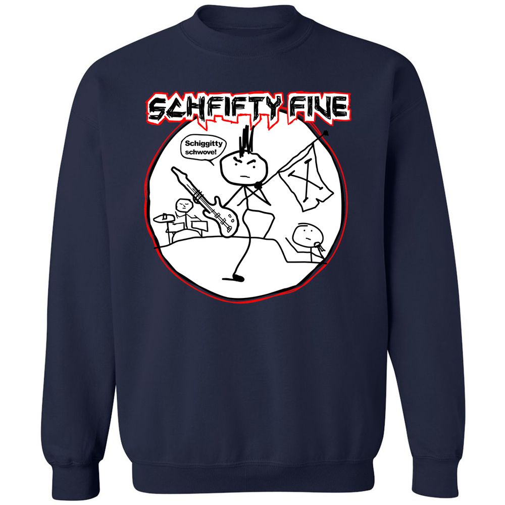Classic Unisex Sweatshirt - 3DSJB4RN - Navy - 2