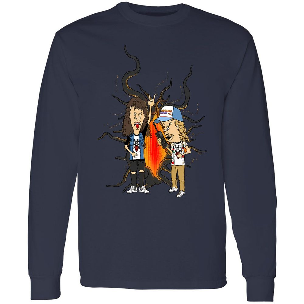 Long Sleeve T-Shirt - R7XD3M28 - Navy - 2