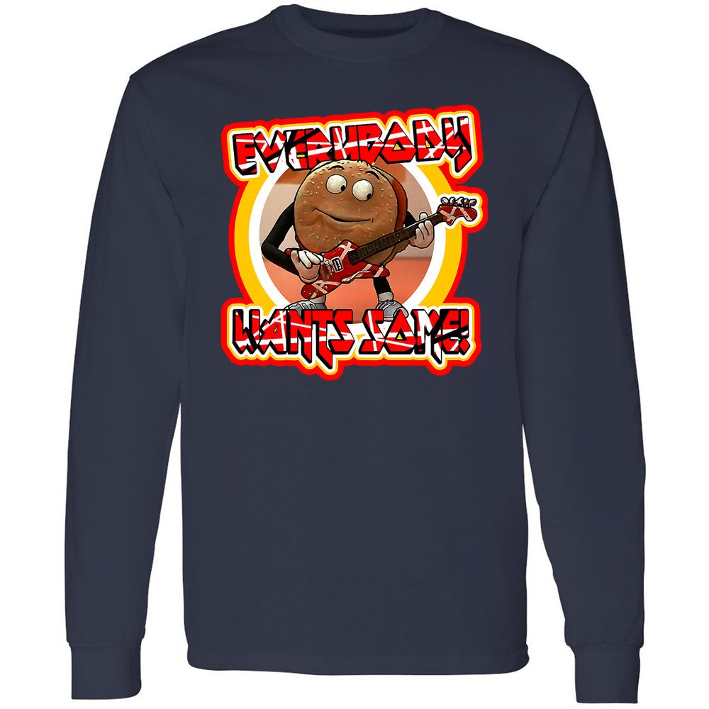 Long Sleeve T-Shirt - 6J3ZRZLM - Navy - 2