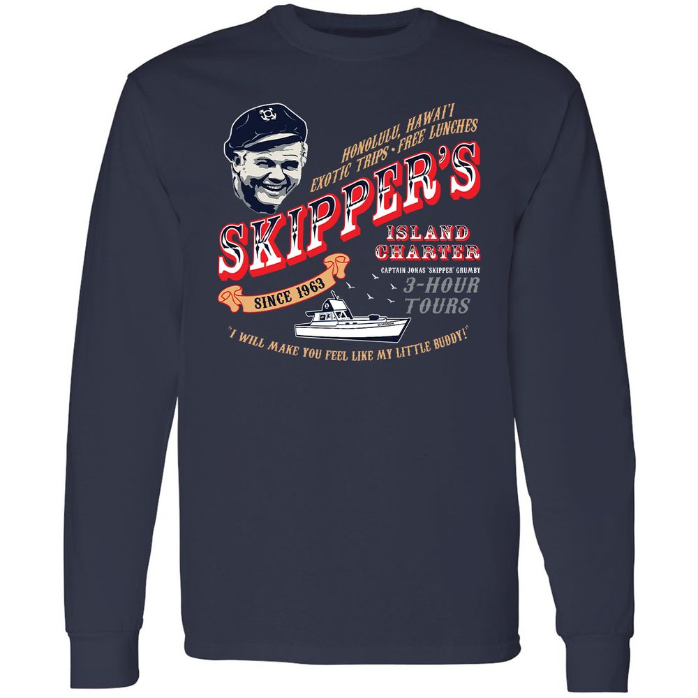 Skipper's Island Charter - Navy - 2