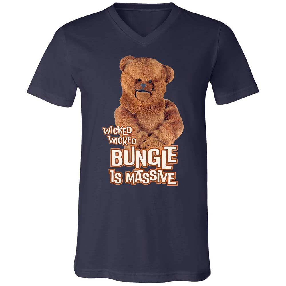 Unisex V-Neck T-Shirt - W3X7QGEV - Navy - 2