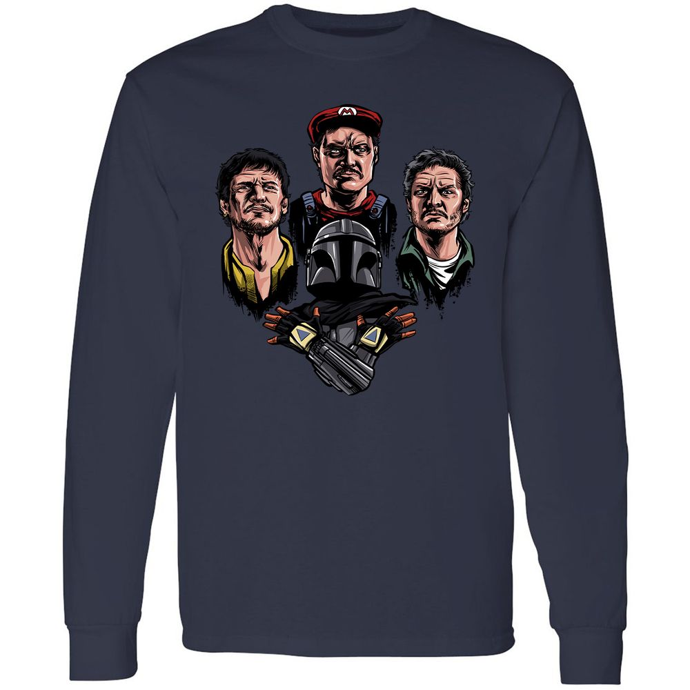 Long Sleeve T-Shirt - HLE7SVH1 - Navy - 2