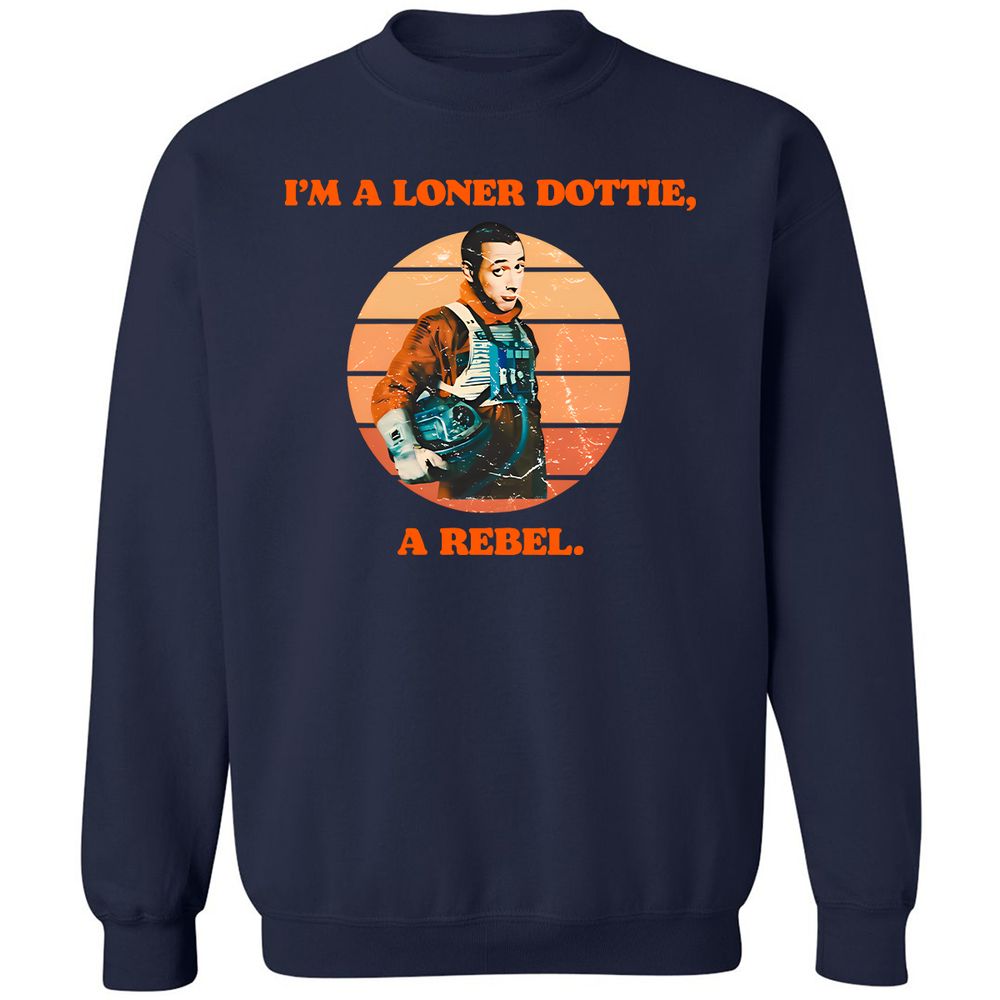 I'm a loner dottie a rebel - Navy - 2