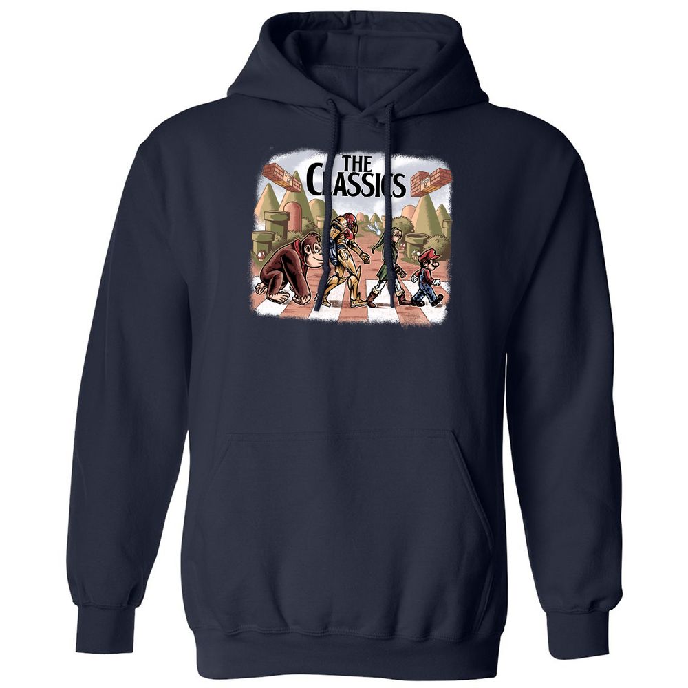 Classic Unisex Hoodie - P1G65DSD - Navy - 2