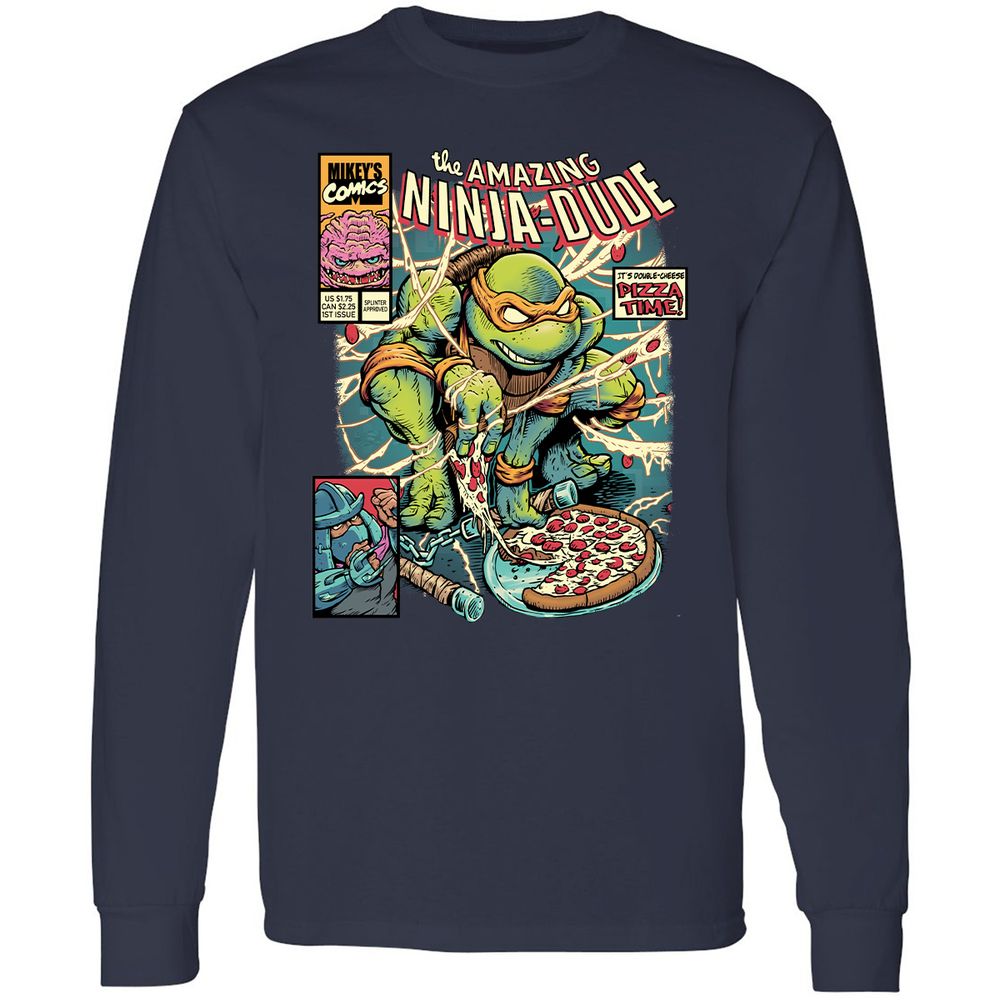 Long Sleeve T-Shirt - RGTUNK8G - Navy - 2