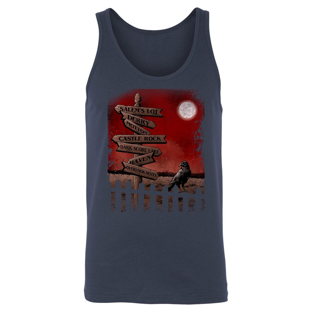 Unisex Jersey Tank - ZJTDVF34 - Navy - 2