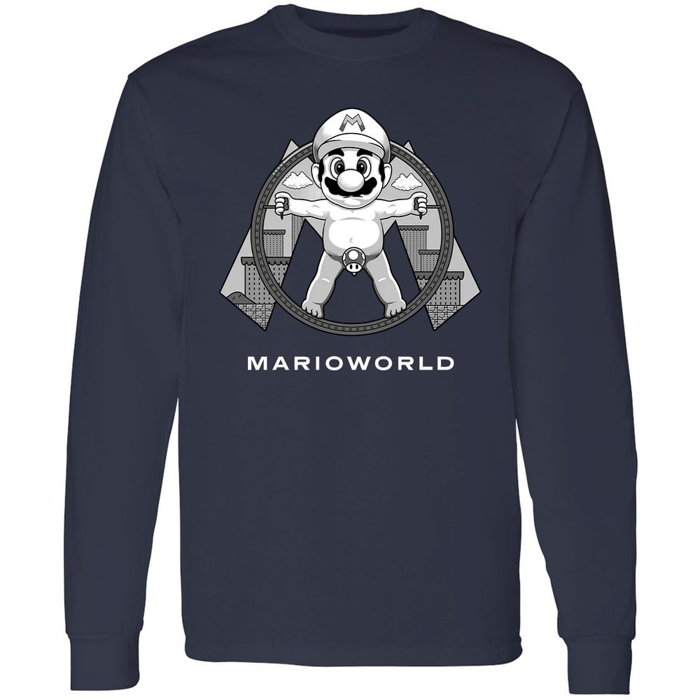 Long Sleeve T-Shirt - 2A5V9WT8 - Navy - 2
