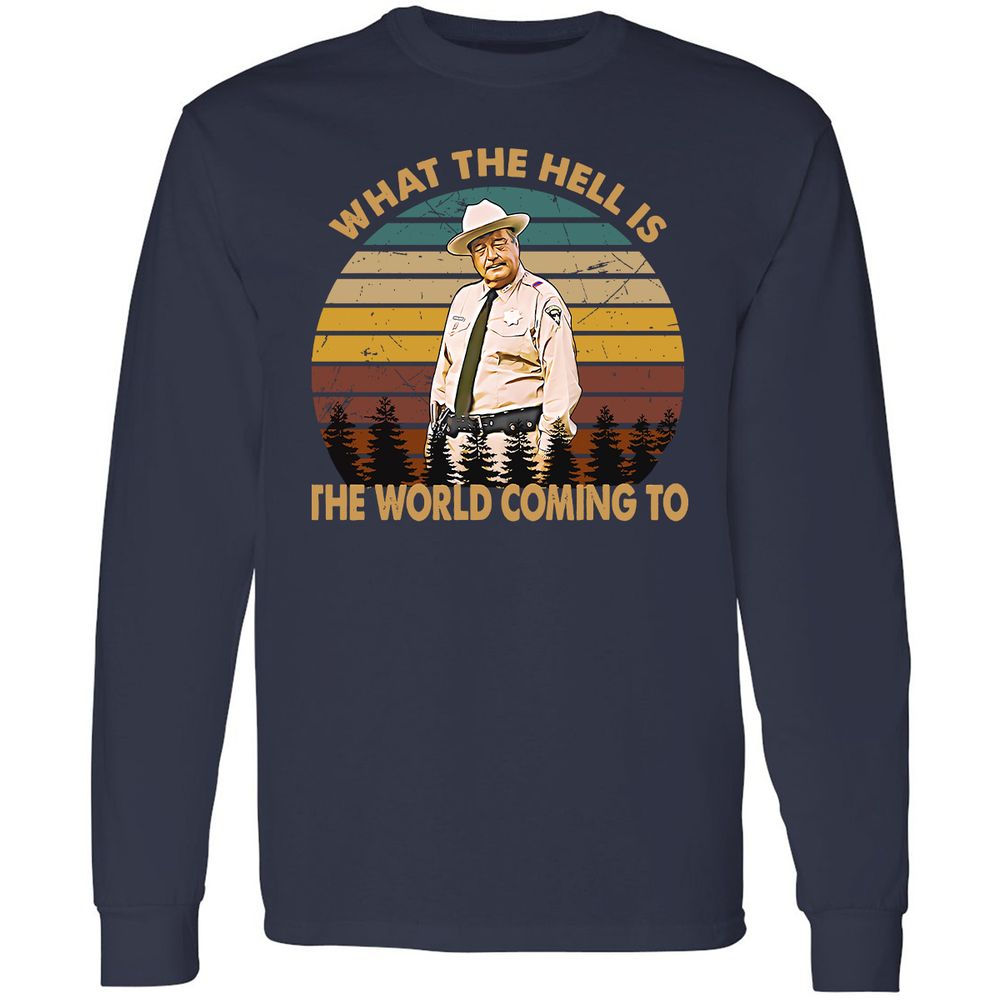 Long Sleeve T-Shirt - V8CB7LC3 - Navy - 2