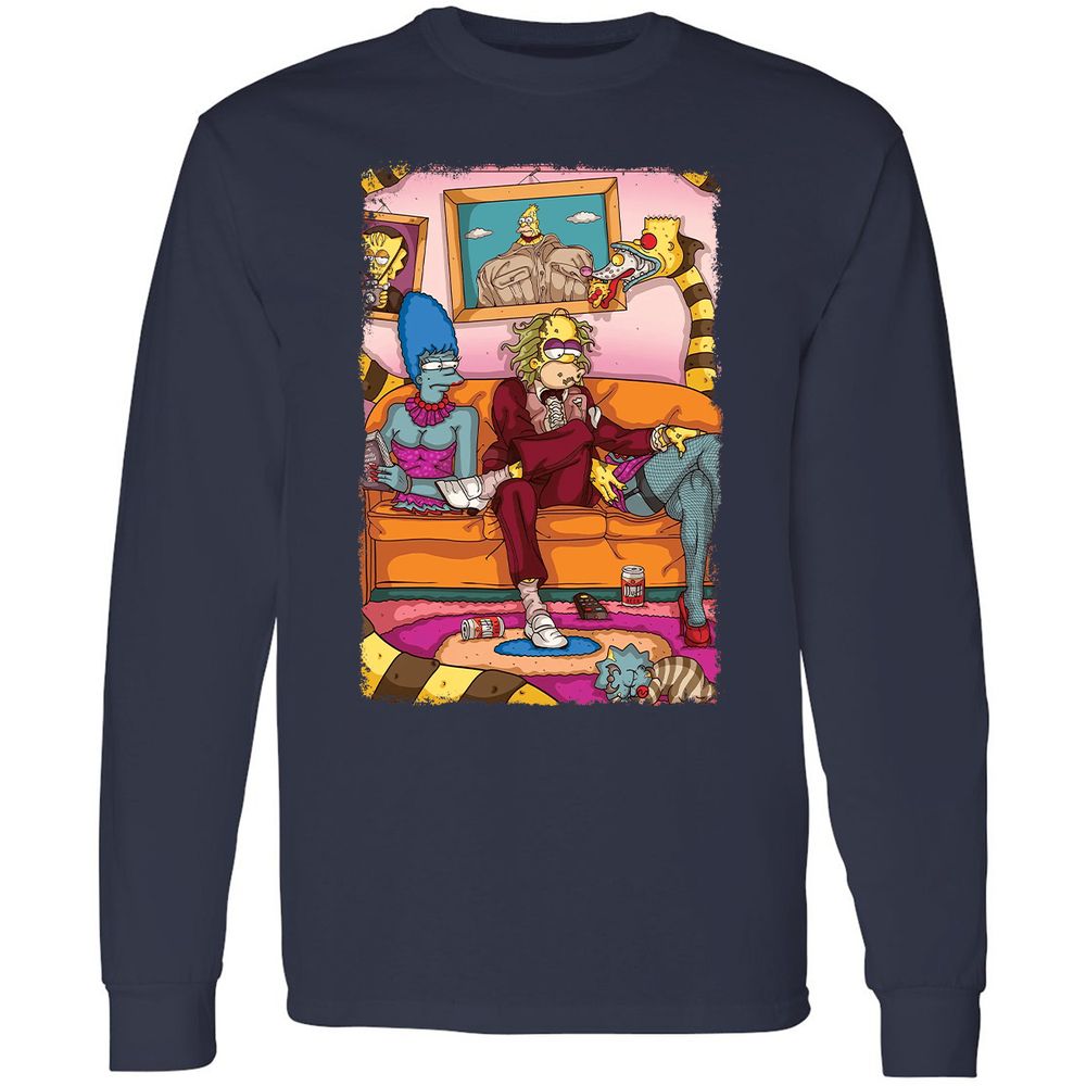 Long Sleeve T-Shirt - 21TJ8W3V - Navy - 2