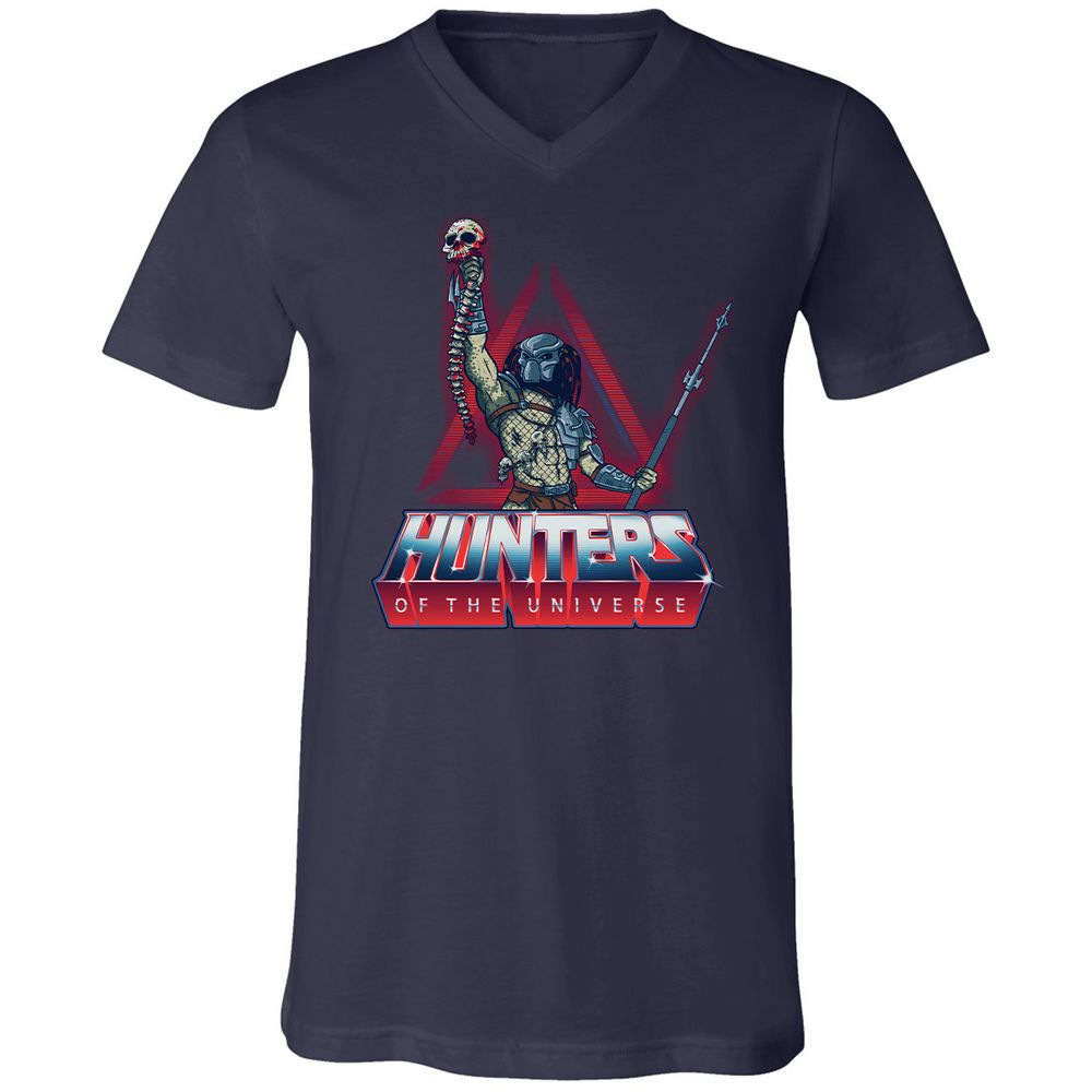 Unisex V-Neck T-Shirt - CSETMA4Z - Navy - 2